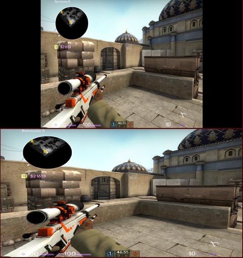 csgo 4 3 bandas negras vs 4 3 estirado