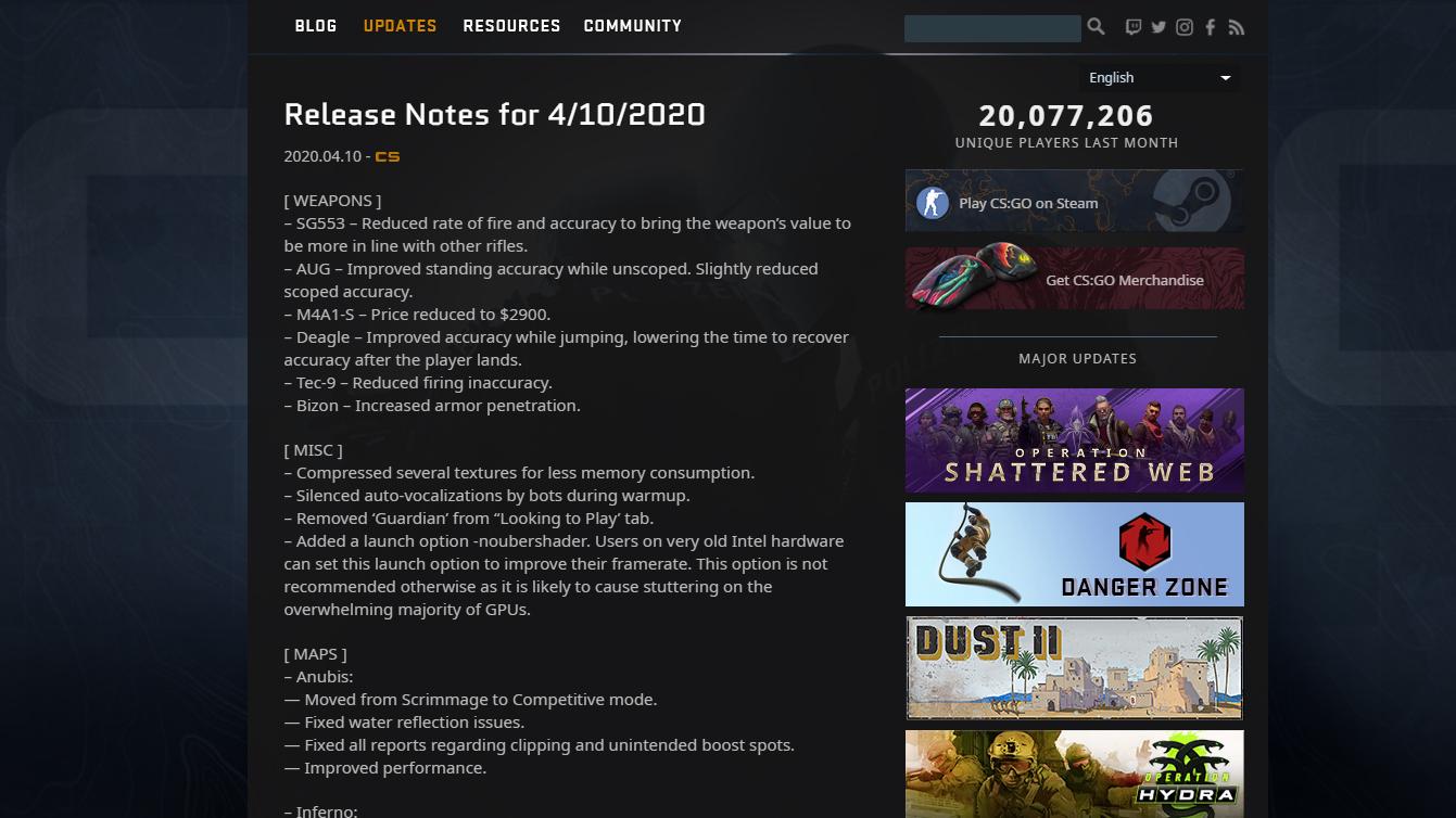 csgo actualizacion 20200410