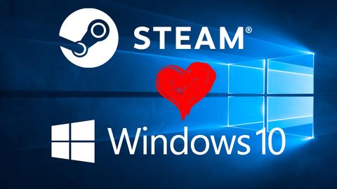 dos de cada tres usuarios de steam usa windows 10