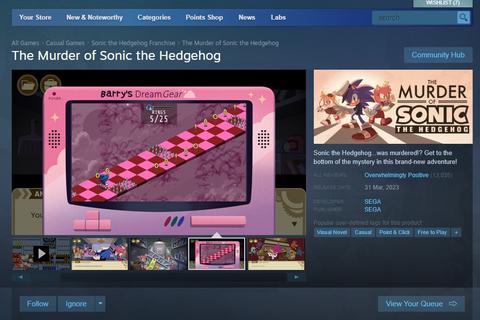 el juego gratuito de sonic del april fools day se convierte titulo de sega mejor valorado