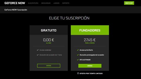 precio geforce now