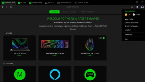 nuevo razer synapse 3 beta