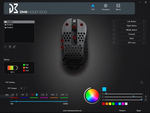 dream machines dm6 holey duo software
