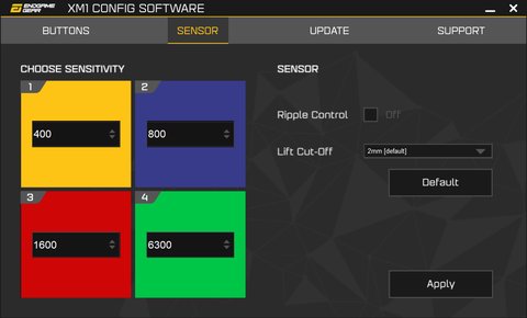 endgame gear xm1 configuracion