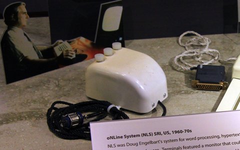 raton 3 botones engelbart on line system ( nls)