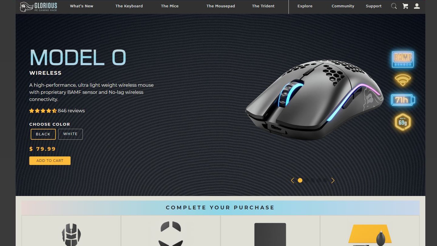 glorious model o wireless