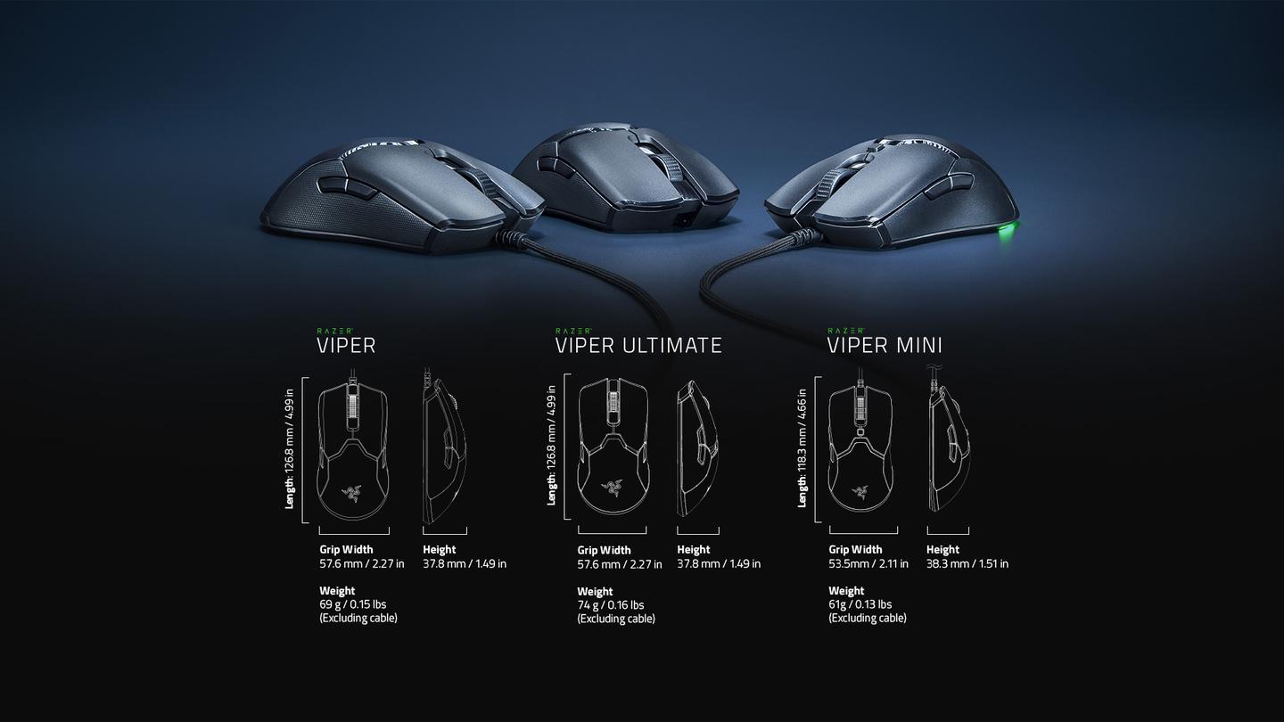 lanzaminto razer viper mini