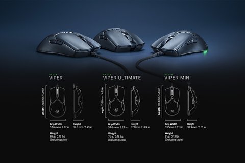lanzaminto razer viper mini
