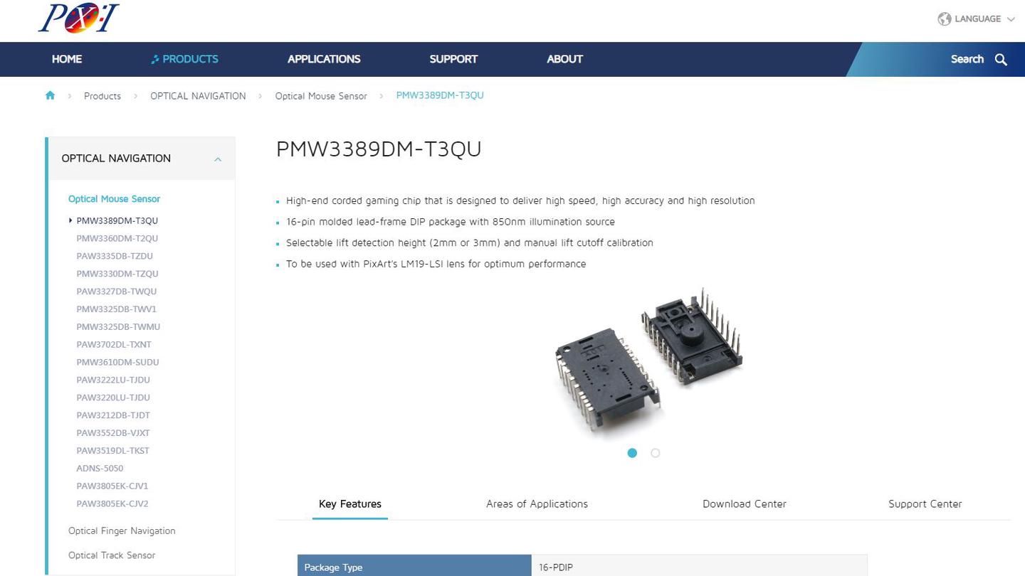 lista mejores sensores ratones