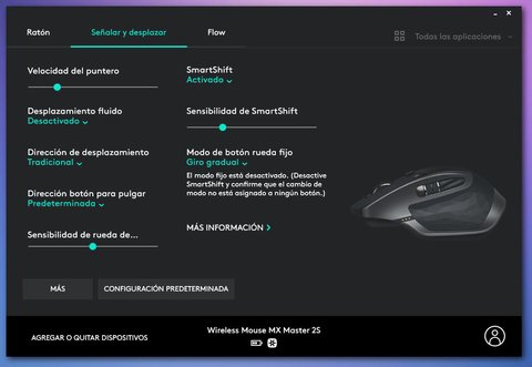 logitech mx master 2s programa configuracion