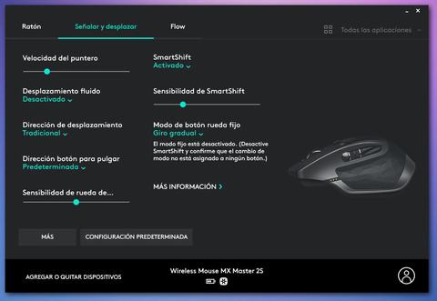 logitech mx master 2s programa configuracion