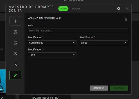 razer basilisk mobile synapse configuracion ai