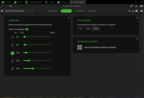 razer basilisk mobile synapse rendimiento