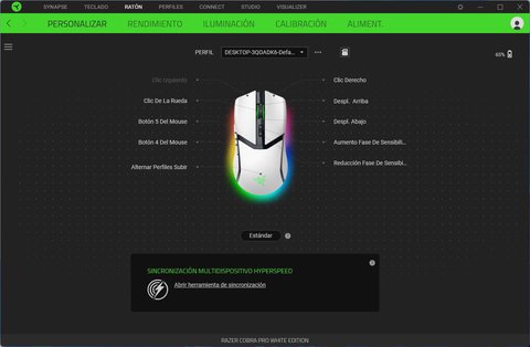 razer cobra pro botones synapse
