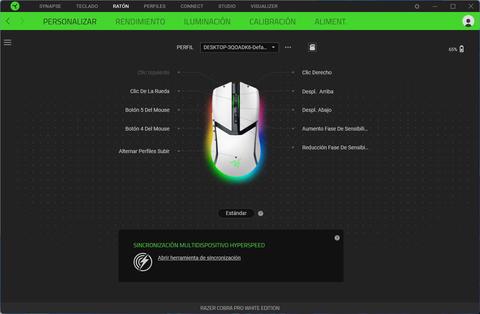 razer cobra pro botones synapse
