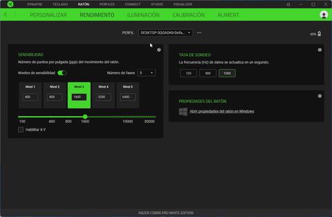 razer cobra pro config sensibilidad