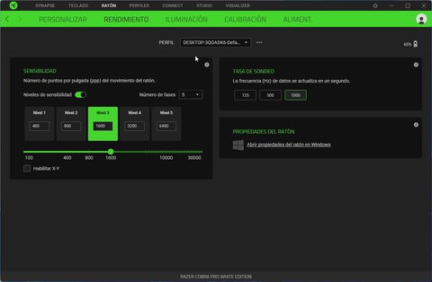 razer cobra pro config sensibilidad