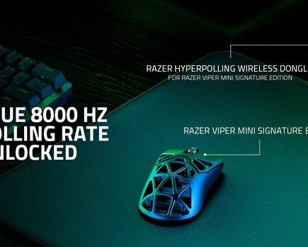 razer alcanza la primera tasa de sondeo real 8000 hz del mundo en un ratón wireless