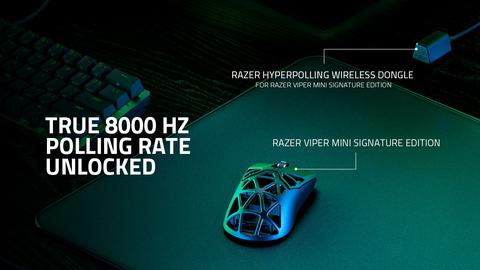 razer lanza actualizacion razer viper mini se wireless alcanza 8000 hz