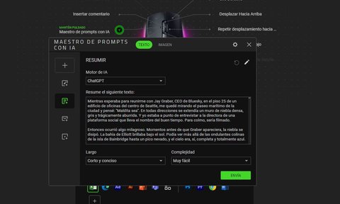 razer pro click v2 prompt ia