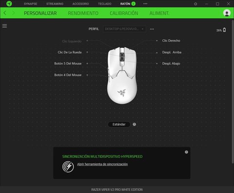 razer viper v2 pro configuracion