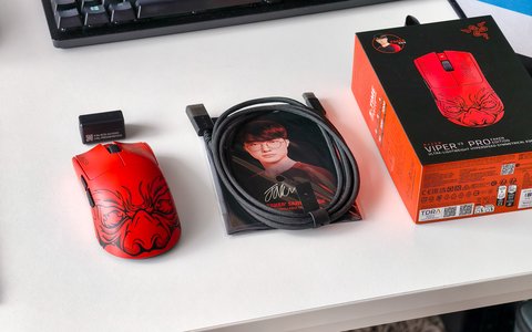 razer viper v3 pro faker version accesorios