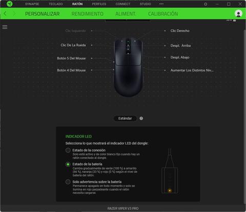 razer viper v3 pro synapse botones