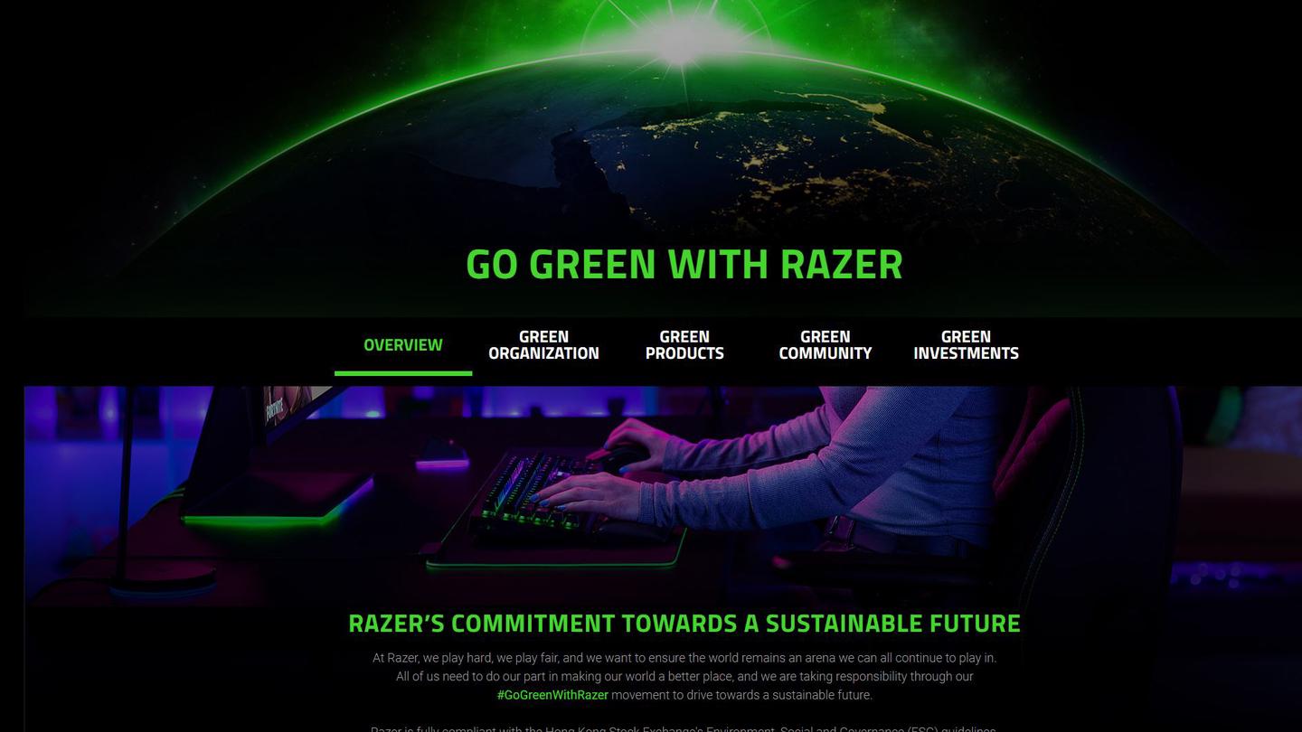 razer compromete futuro verde sostenible