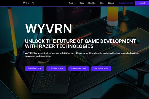 razer lanza wyvrn plataforma desarrolladora juegos impulsada ia