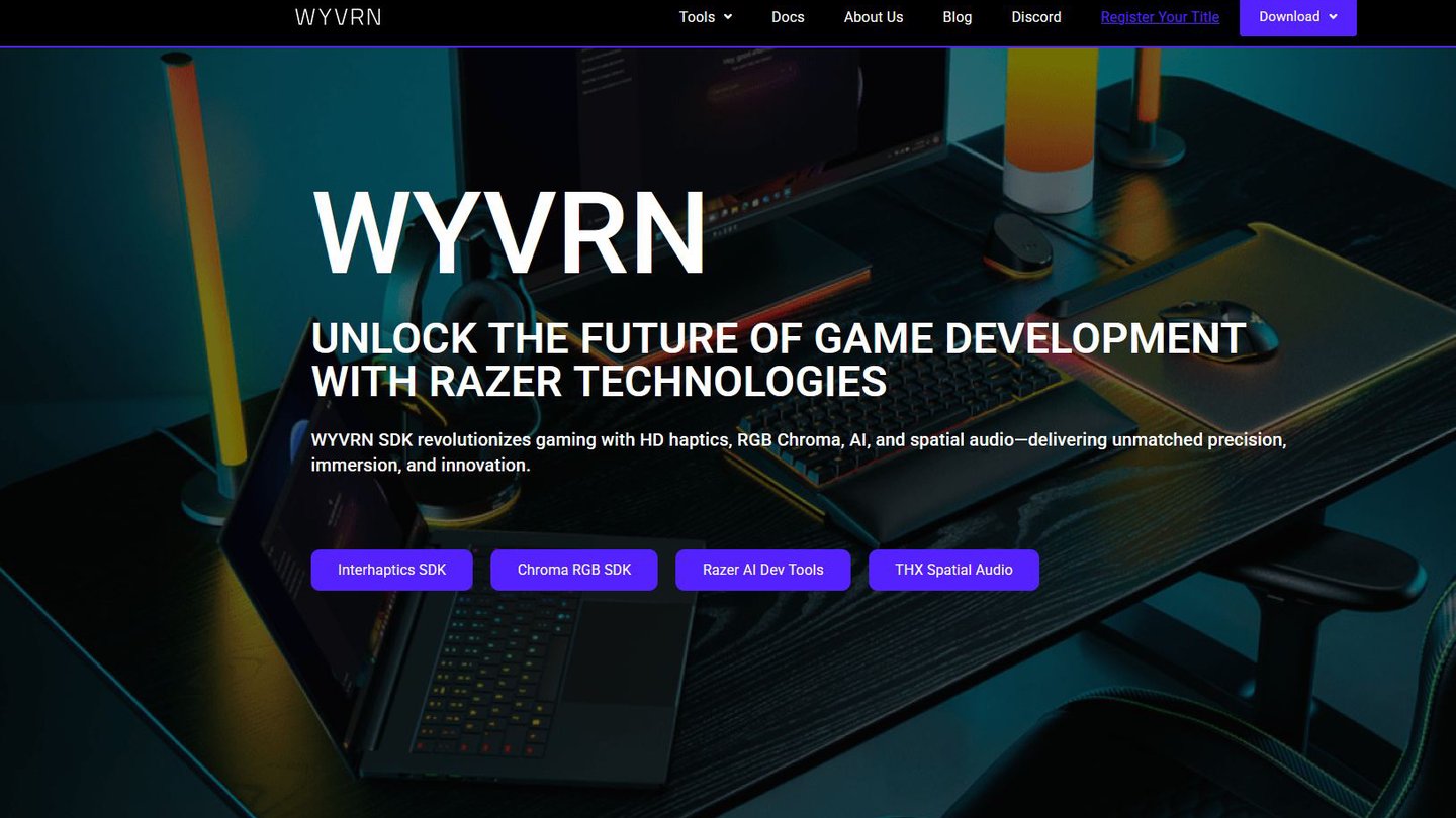 razer lanza wyvrn plataforma desarrolladora juegos impulsada ia