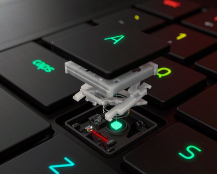 razer presenta primer portatil teclado optico