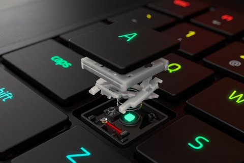 razer presenta primer portatil teclado optico