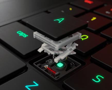 razer presenta primer portatil teclado optico