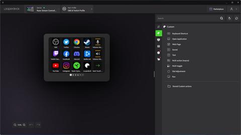 razer stream controller x loupedeck software