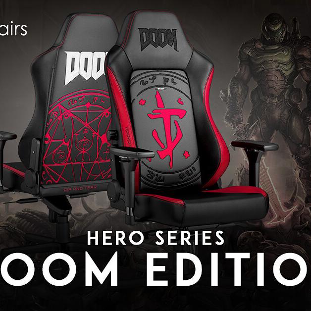 lanzamiento noblechairs hero doom edition