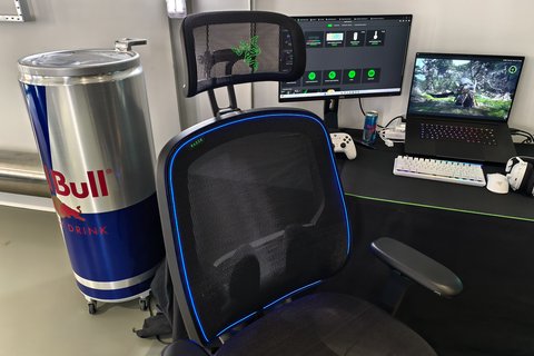 probamos el projecto arielle de razer la silla gaming con refrigeracion y calefaccion