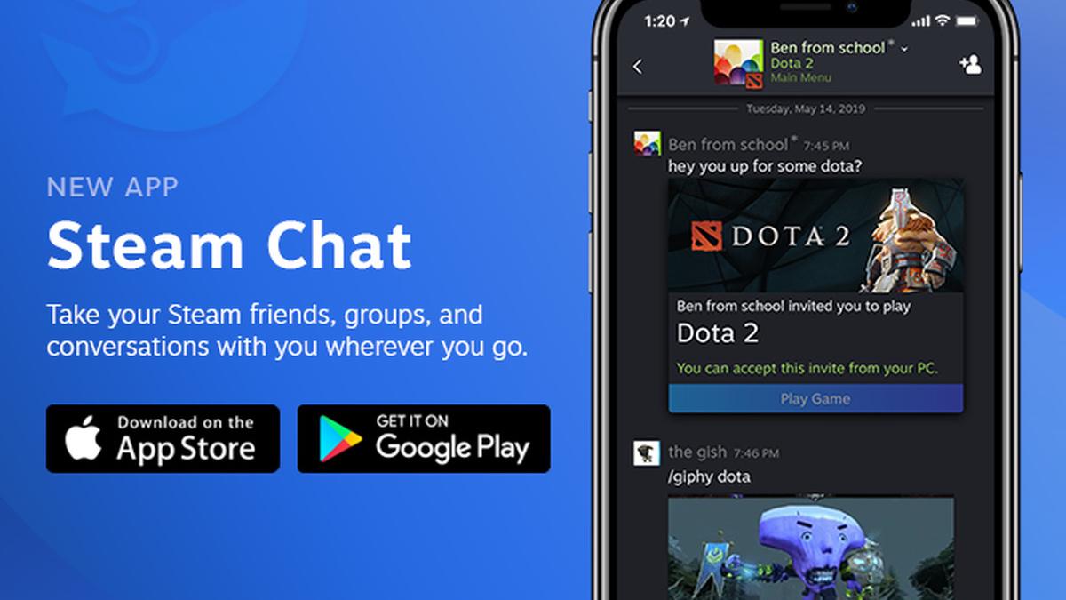 steam presenta aplicacion movil steam chat