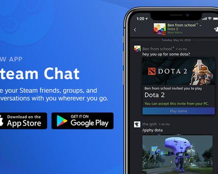 steam presenta aplicacion movil steam chat
