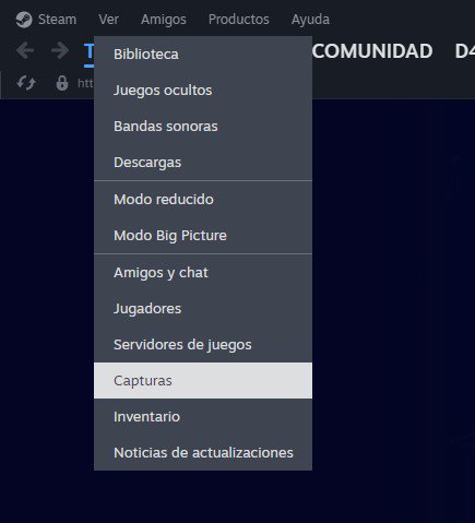 donde se guardan capturas pantalla capturas