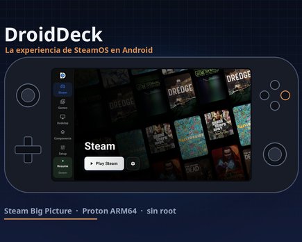 droiddeck steamos en android
