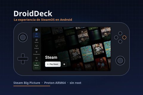 droiddeck steamos en android