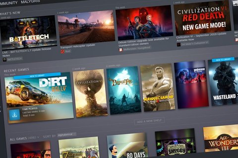 estudio revela por que los usuarios de steam acumulan juegos que nunca jugaran