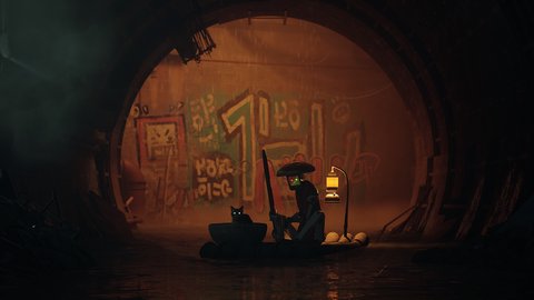 stray videojuego analisis alcantarillas