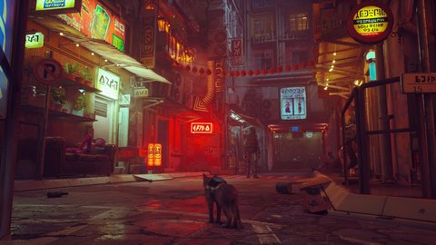 stray videojuego analisis calle