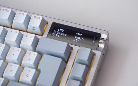 asus rog azoth pantalla uso cpu
