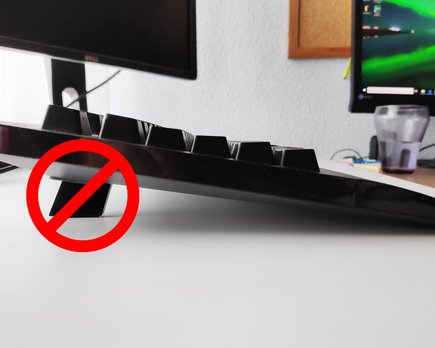 como mejorar ergonomia teclado