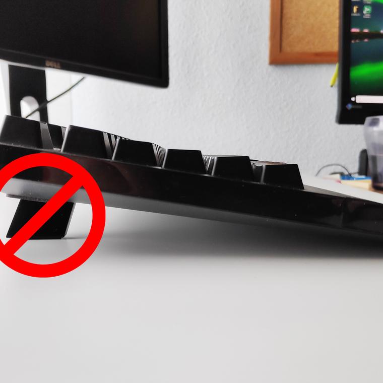 como mejorar ergonomia teclado