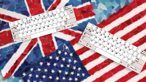 diferencias entre los teclados ingleses de estados unidos y de reino unido
