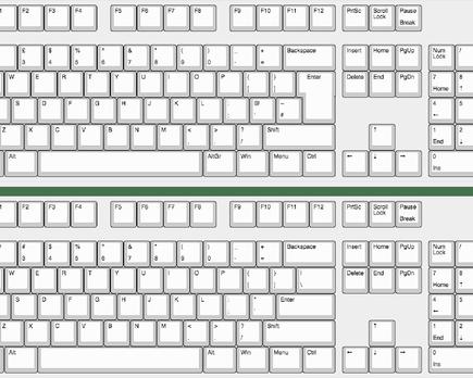 teclados iso vs ansi