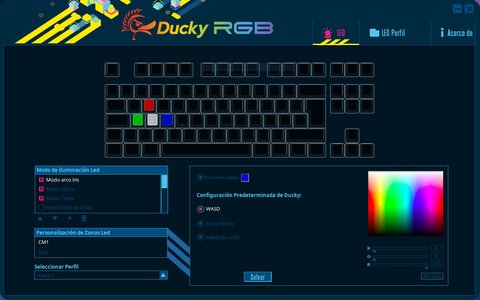 ducky one 2 rgb tkl software